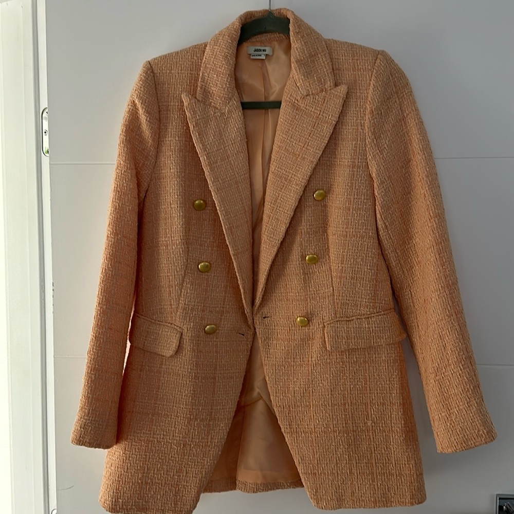 Jason Wu , twill jacket , gold trim - Picture 1 of 5